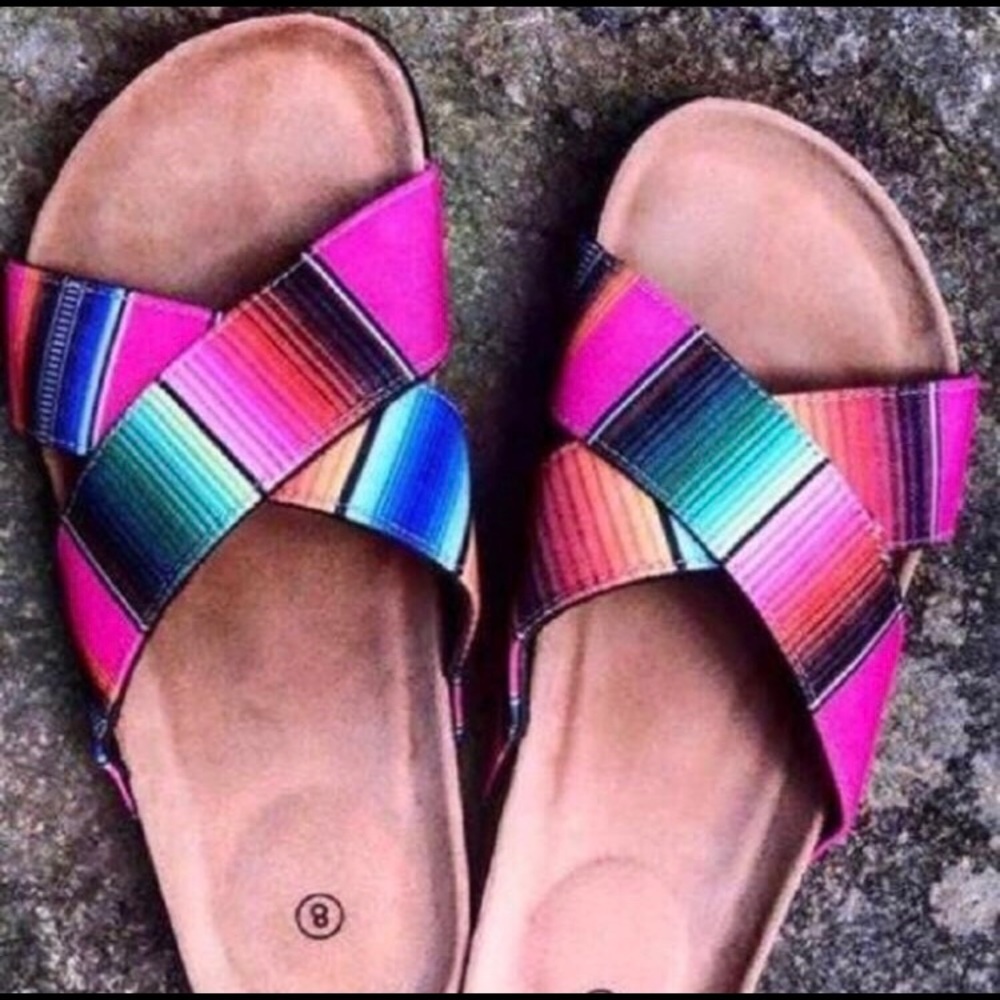 Boutique Serape Sandals!